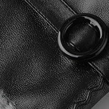 Trifabricy Leather Gloves for Women - Womens Leather Winter Gloves, Warm Lined Touchscreen Winter Glove for Cold Weather