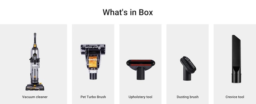 EUREKA PowerSpeed Lightweight Powerful Upright Vacuum Cleaner for Carpet and Hard Floor, Pet Turbo, Black,Yellow