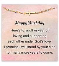 STORYJEWELLERY Birthday Gifts for Women, Gifts for Sister Mom Daughter and Friend, 30th 40th 50th 60th Birthday Gifts for Women, Wave Bracelet for Sister Mom and Daughter, Retirement Gift for Woman