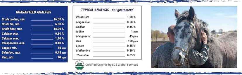 New Country Organics | Loyalty Senior Horse Pellets for Horses 15+ Years Old | Corn-Free and Soy-Free | 16% Protein | Certified Organic and Non-GMO | Nutrition for Senior Horses 40 lbs | Grain Feed