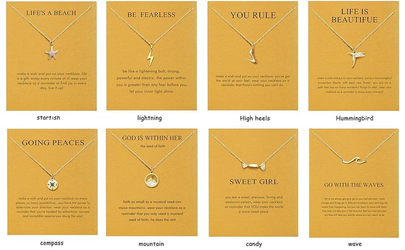 Gifts for Women, Butterfly Compass Cross Necklace Friendship Necklace Sister Gifts Daughter Gifts Graduation Chritmas Birthday