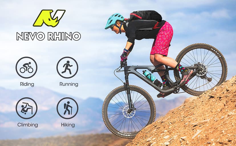 Lightweight Hydration Backpack, Running Backpack with 2L Water Bladder, Hydro Water Daypack for Cycling Hiking Rave for Men Women