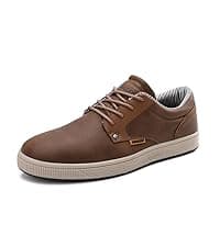 ANALEAF Mens Casual Oxfords Fashion Sneakers Soft Comfortable Lace-Up Dress Shoes