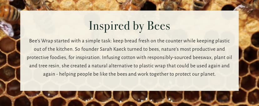 Bee's Wrap Beeswax Wraps for Food - Made in USA Reusable & Organic Food Wraps, Sandwich Wrap & Bowl Covers - Eco-Friendly Alternative to Aluminum Foil & Plastic Wrap, Ocean 3 Pack (S, M, L)