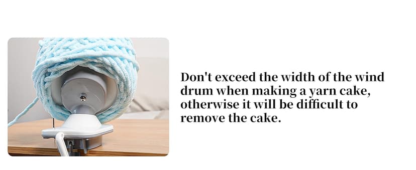 SPEENSUN Yarn Winder, Yarn Winder for Crocheting, 3.5 OZ Easy-to-Install and Efficiently Yarn Ball Winder with Lower Noise, Yarn Spinner for Crochet and Knitting Lover for Yarns Below Size 5