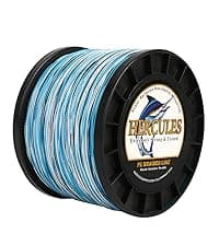 HERCULES Cost-Effective Super Cast 8 Strands Braided Fishing Line 10LB to 300LB Test for Salt-Water,109/328/547/1094 Yards(100M/300M/500M/1000M),Diam.#0.12MM-1.2MM,Hi-Grade Performance,Variety Colors