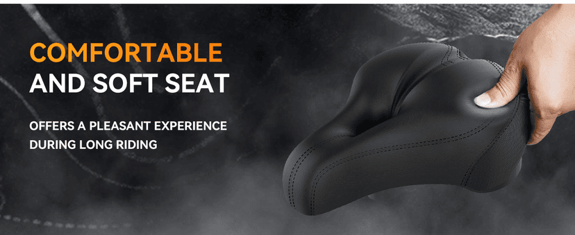 POOBOO Exercise Bike, Stationary Bike for Home Gym, Indoor Cycling Bike w/Comfortable Seat Cushion & Tablet Mount, Silent Belt Drive Indoor Bike for Cardio Workout