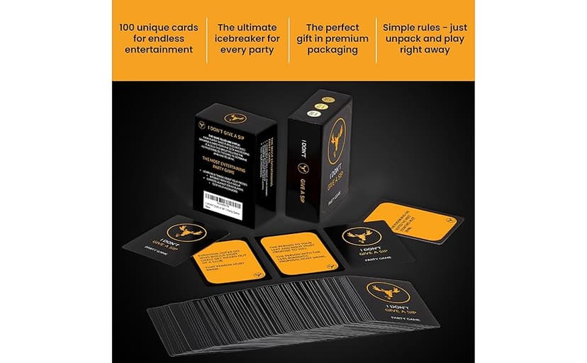 The Most Entertaining Drinking Game - Party Cards That Will Get You Drunk Or Do Things - Fun Adult Board Game Night - Bachelor Bachelorette Couple Laugh Tipsy Birthday Gift