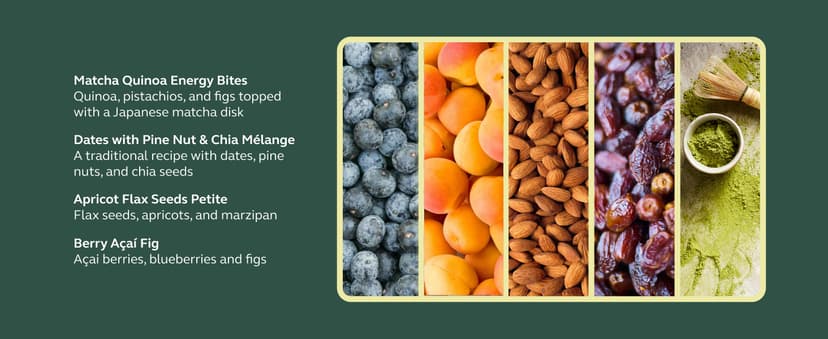 Laumière Gourmet Fruits - Dried Fruit Gift Baskets - Superfood Parfait Collection - Square (16 Pcs) - Premium Nuts Gift Basket - Healthy Snack Boxes for Adults- Vegan, Gluten Free Food Box - No Added Cane Sugar