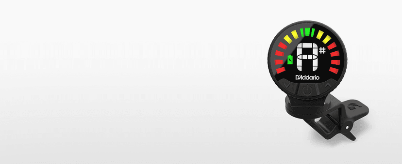 D'Addario Nexxus 360 Rechargeable Guitar Tuner - Clip On Guitar Tuner - Acoustic Guitar Tuner - Electric Guitar Tuner - 24 Hours of Tuning Time per Charge - Rotates 360-degrees