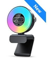 EMEET S600 4K Webcam for Streaming - Sony 1/2.55'' Sensor, PDAF Autofocus, 1080P@60FPS, 2 Noise Reduction Mics, Built-in Privacy Cover, 73° FOV, Streaming Camera for Live Commerce/Gaming/Beauty