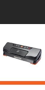 15” Commercial Grade Vacuum Sealer – User Friendly for Food Preservation & Sous Vide, 28” Vacuum Pressure – Features Auto Cooling System, Smart Heat Technology, Built-In Vacuum Bag Storage