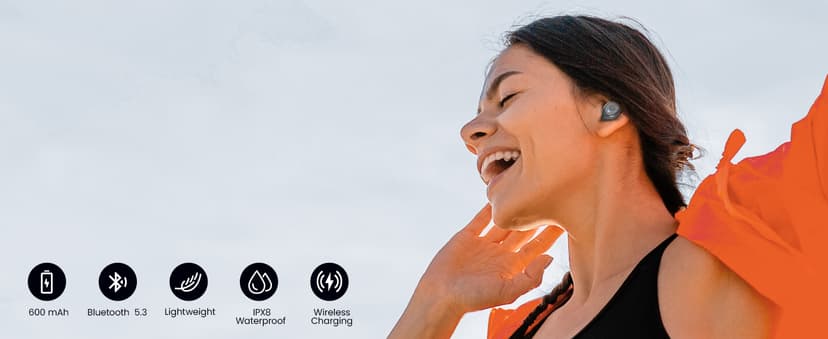 TOZO T10 Wireless Earbuds Bluetooth 5.3 Headphones, App Customize EQ, Ergonomic Design, 55H Playtime, Wireless Charging Case, IPX8 Waterproof Sound in-Ear Headset, New Version