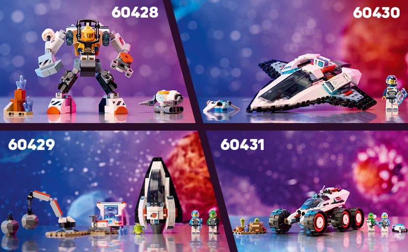 LEGO City Interstellar Spaceship Toy for Kids, Creative Play Space Building Set with Spacecraft Model, Drone, and Astronaut Figure, Building Toy for Boys, Girls and Kids Ages 6 and Up, 60430 B0CGY4H58S