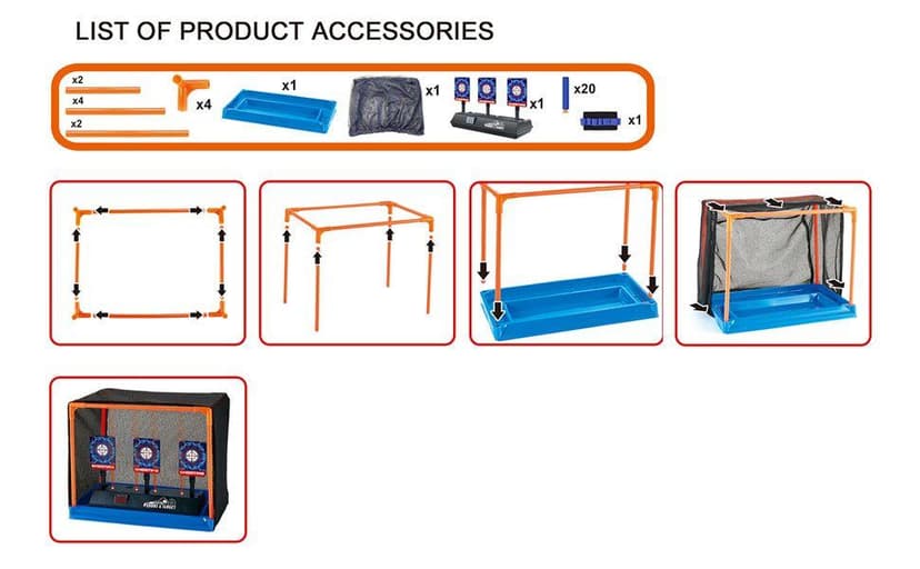 Electronic Shooting Target Auto Reset Digital Scoring Target for Toy Gun Gift Toys for Boys Girls Kids Teens