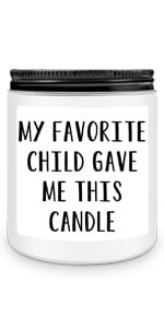 Gifts for Mom Dad from Daughter - Funny Mom Dad Birthday Gift, Mothers Fathers Day Birthday Thanksgiving Christmas Lavender Candles Gifts from Daughter