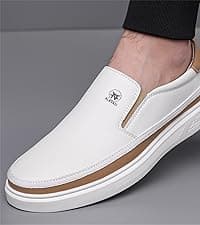 Veslexth Veslesth Men Casual Shoes Sneakers Loafers Comfort Walking Shoes Fashion Driving Shoes Luxury Leather Shoes for Male Business Work Office Dress Outdoor