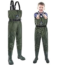 Trudave Chest Waders for Men & Women Waterproof,Fishing Neoprene Waders,Hunting Waders with Boots