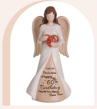 50th Birthday Gifts for Her Women: Happy Birthday Gift for Friends Besites Sisters Daughter Mom 50 Year Old Woman Birthday Angel Figurine