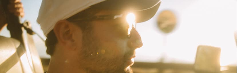 CAXMAN Polarized Clip-on Flip Up Metal Clip Rimless Sunglasses for Prescription Glasses