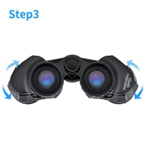 10x40 Professional HD Binoculars for Adults & Youth,Shock Proof Binocular with BAK4 FMC Lens, Large View & Waterproof Binoculars Perfect for Bird Watching,Hunting,Camping,Travel,Sports,Black