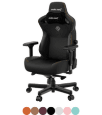 Anda Seat Kaiser 4 XL Gaming Chairs for Adults - Ergonomic Gray Fabric Gaming Chairs with 6DArmrest, Comfortable Office Seat with Lumbar Support, Heavy Duty Wide Gamer Seat