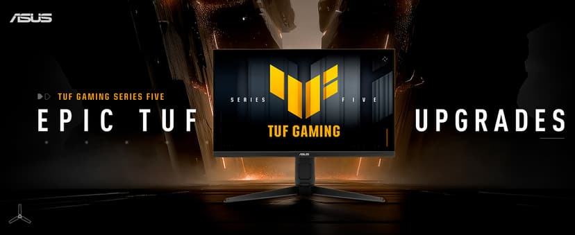 ASUS TUF Gaming Series 5 24.5” 1080P Gaming Monitor (VG259QMRL5A) - Full HD, Fast-IPS Panel, 310Hz, 0.3ms, DisplayHDR400, 99% sRGB, Height Adjustable, DisplayWidget, Gaming AI, 3 yr Warranty