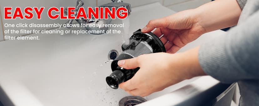 ZEXAPE Cordless Vacuum Cleaner for Milwaukee M18 Battery, 7-in-1 Lightweight Stick Vacuum with HEPA Filter, 35KPA Suction, 350W Brushless Motor, 3 Modes for Floor, Carpet, Car(Battery Not Included)