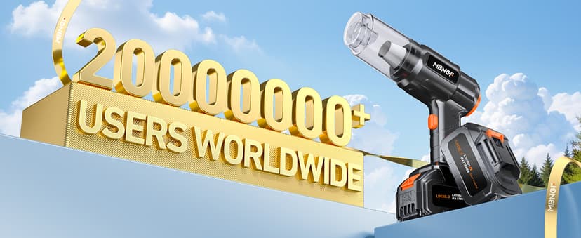 Car Vacuum Portable Cordless,35000PA High Power Suction & Blower, Cordless Handheld Vacuum Cleaner for Car, Home, Office, Pet(Stellar Black)