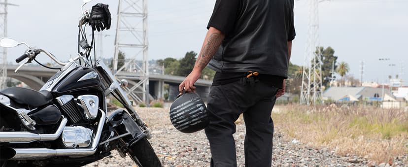 VCAN Cruiser Half Face Motorcycle Helmet with Drop-Down Sun Visor, Removable Peak and Quick Release Buckle