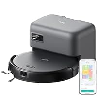 eufy Omni C20 Robot Vacuum and Mop Combo, All-in-One Station, Auto Mop Washing and Auto Drying for Hands-Free Cleaning, 7000 Pa Powerful Suction, Self Emptying, 3.35-Inch