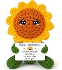 Get Well Gifts for Women After Surgery Recovery Cancer Care Feel Better Thinking of You Gift for Women Men Crochet Flowers Get Well Soon Hospital Bag Essentials Patients Comfort Cheer Up Encouragement