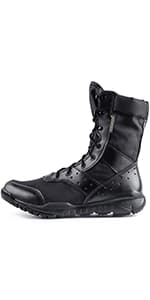 RIELD Men's Military Tactical Work Boots Side Zipper Jungle Army Combat Boots