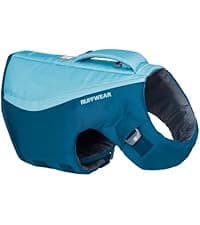 Ruffwear, Float Coat Dog Life Jacket, Premium Buoyancy Swim Vest with Lift Handle, Secure Fit & Reflective Trim, Adjustable Flotation for Swimming, Boating, & Outdoor Adventures, Wave Orange, Large