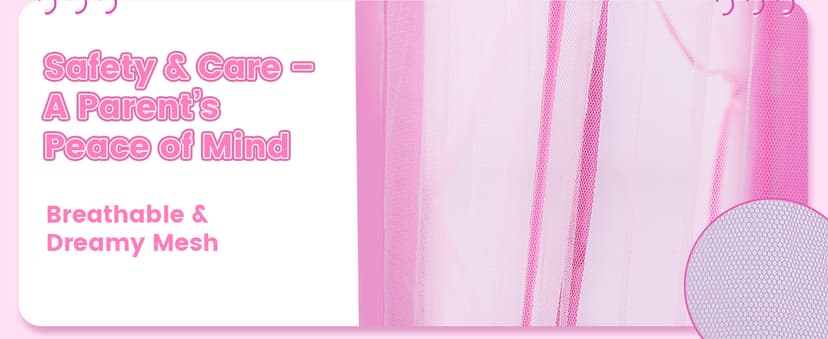 Monobeach Princess Tent Girls Large Playhouse Kids Castle Play Tent with Star Lights Toy for Children Indoor and Outdoor Games, 55'' x 53'' (DxH)