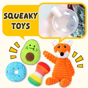 Zeaxuie 9 Pack Luxury Puppy Toys for Teething Small Dogs, Puppy Chew Toys with Cute Squeaky Dog Toys, Ball and More Rope Dog Chew Toys B094XG29MW