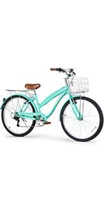 WEIZE Mountain Bike, 26/27.5 inch Outdoor Cycling Bike,18-Speed/High-Carbon Steel/Dual Full Suspension, Adjustable Ergonomic Seat for Men Women Adult, MTB Bicycle with Suspension Fork,Sleek Colors