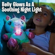 Ontel Star Belly Dream Lites, Stuffed Animal Night Light, Cuddly Blue Puppy - Projects Glowing Stars & Shapes in 6 Gentle Colors, As Seen on TV