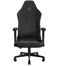 Razer Iskur V2 X NewGen Ergonomic Gaming Chair — Built-in Lumbar Support, Cooltouch Gen-2 EPU Leather, Ultra-Wide Seat Base, Adjustable 152 Degree Recline, Foam Cushions — Black/Green