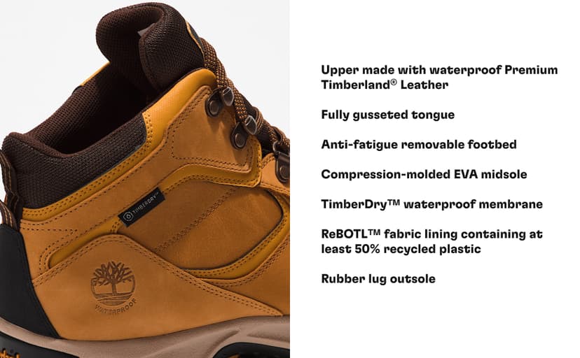 Timberland Men's Mt. Maddsen Hiking Waterproof Boots