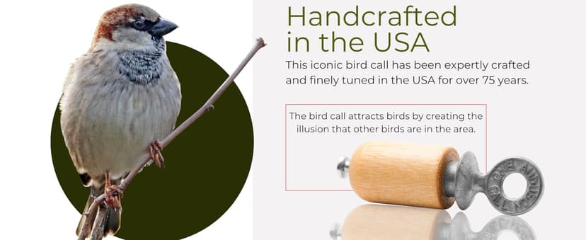 Audubon Bird Call - Natural Birch Gift Pack