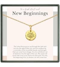 HOPE LOVE SHINE New Beginnings Rainbow Moonstone Sterling Silver Necklace for Women