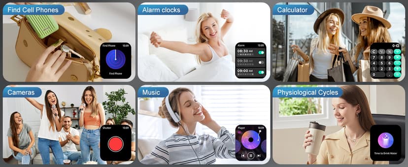 Smart Watch, 1.85" HD Smartwatch for Men Women (Answer/Make Calls), Fitness Watch with Heart Rate/Sleep/IP68 Waterproof/120+ Sports Modes, Pedometer, Android Smart Watch for Android iOS (Black)