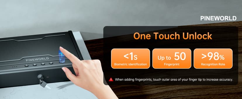 Interior Light Emergency Power Supply Voice Navigation Mute Mode, With Cable For Home, Nightstand, Car,Travel. Nice Gift PINEWORLD Biometric Fingerprint Handgun Safe with Raised Backlit Keypad&Key B0CD7BJF1H