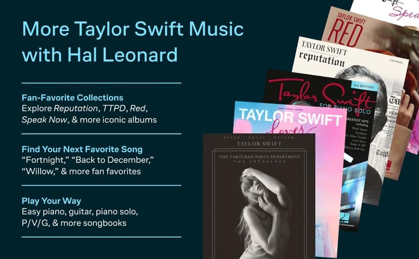 Taylor Swift Piano Vocal Guitar Songbook | Country Pop Sheet Music Arranged for Voice Piano Guitar | 11 Songs with Full Lyrics and Chords | Easy Pop Music Book for Beginners