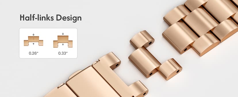 Metal Band Compatible with Apple Watch Band 42mm(Series 11 10) 41mm(Series 9 8 7) 40mm(Series 6 5 4 SE3/2/1) 38mm(Series 3 2 1), Dressy Stainless Steel iWatch Strap for Women