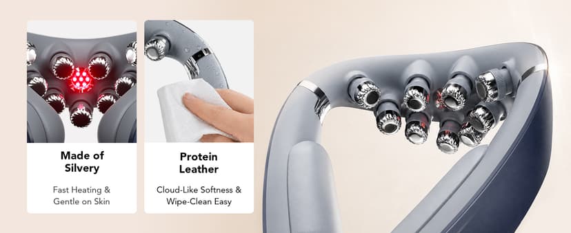 HSA Eligible Heat and Vibration Cordless Travel Massager, Birthday Gifts Foldable Neck Massager for Office Home Car Travel SKG FSA G7 Pro Fold Neck Massager for Strain Relief Deep Tissue B0CR5YHBVC