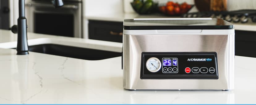 Avid Armor Chamber Vacuum Sealer Machine USV20 Ultra Series for Wet Foods, Meat Vacuum Packing Machine, Compact with 11.5-Inch Vaccum Sealer Bar