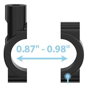 2 Pack Bike Mirrors, eBike Mirrors for Handlebars, 360° Adjustable Safety Bicycle Rear View Mirrors, Scratch Resistant Glass Lens, Bicycle Universal Fit Accessories