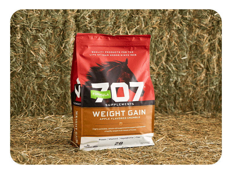 Formula 707 Weight Gain Crumble Equine Supplement, 7 lb Bag – Palatable, Calorie-Rich Nutritional Support for Hard-to-Keep and Senior Horses